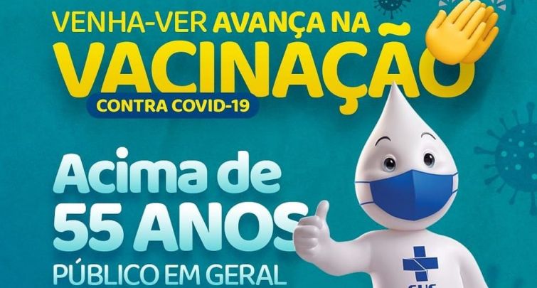 VENHA-VER AVANÇA NA VACINAÇÃO DA COVID-19