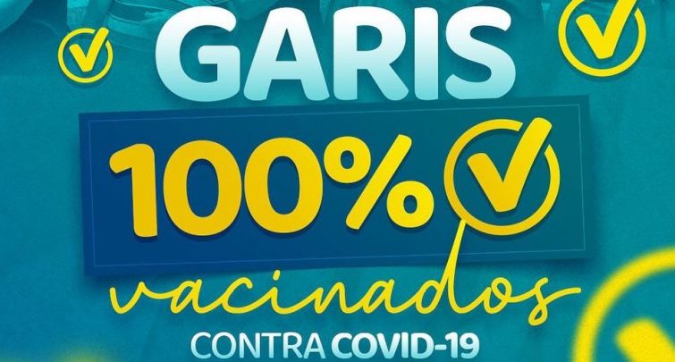 GARIS 100% VACINADOS CONTRA A COVID-19